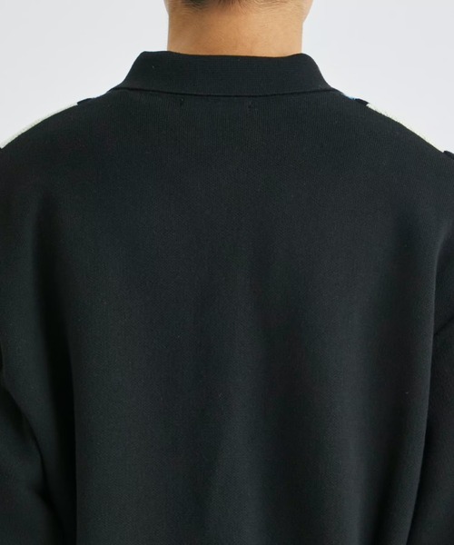 F-LAGSTUF-F（フラグスタフ）の「STRIPE KNIT CARDIGAN（カーディガン/ボレロ・メンズ・オレンジ/ブラック・M/L）」の21枚目の写真