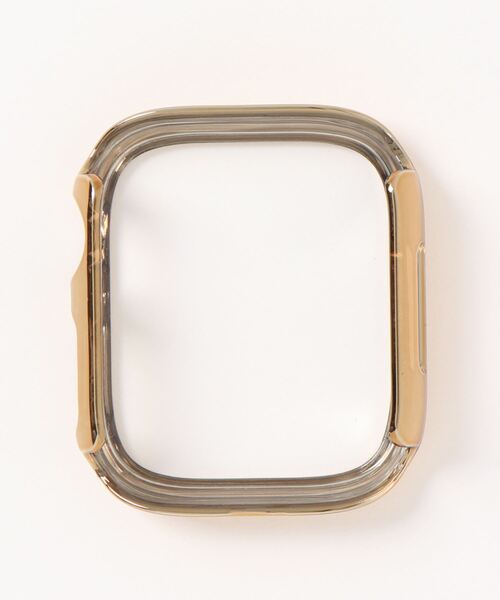 Me%(ミィパーセント)の「ツヤメタルAppleWatch画面カバー(デジタル腕時計・レディース・グレー/ピンク/イエロー・40/38/41)」の4枚目の写真