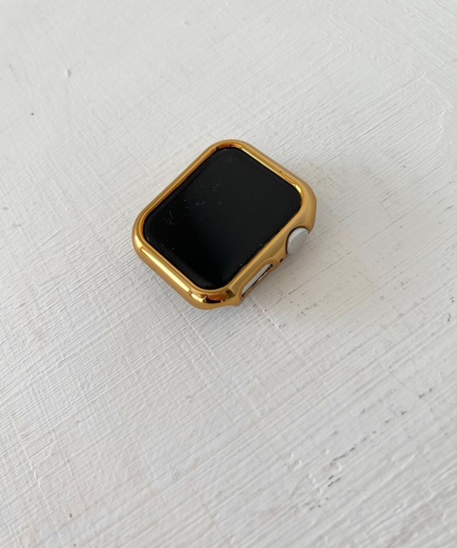 Me%(ミィパーセント)の「ツヤメタルAppleWatch画面カバー(デジタル腕時計・レディース・グレー/ピンク/イエロー・40/38/41)」の8枚目の写真