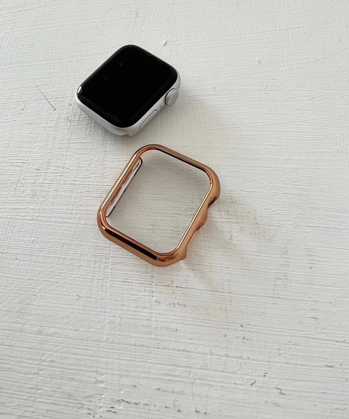 Me%(ミィパーセント)の「ツヤメタルAppleWatch画面カバー(デジタル腕時計・レディース・グレー/ピンク/イエロー・40/38/41)」の13枚目の写真