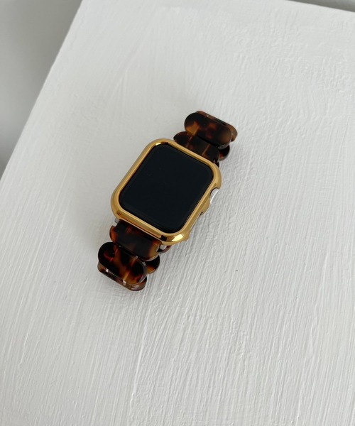 Me%(ミィパーセント)の「ツヤメタルAppleWatch画面カバー(デジタル腕時計・レディース・グレー/ピンク/イエロー・40/38/41)」の15枚目の写真