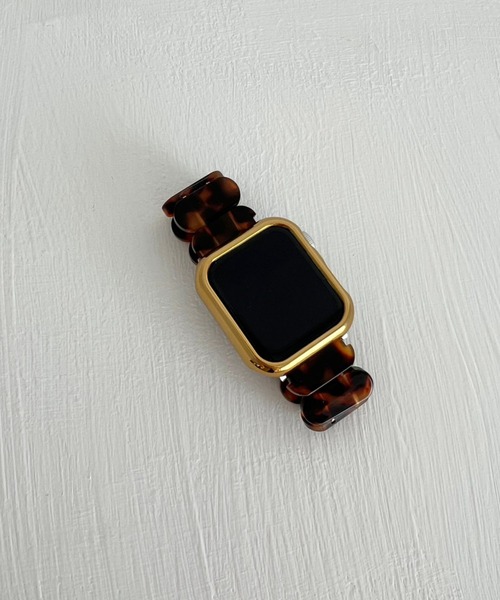 Me%(ミィパーセント)の「ツヤメタルAppleWatch画面カバー(デジタル腕時計・レディース・グレー/ピンク/イエロー・40/38/41)」の17枚目の写真