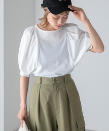 forksy. | 【forksy.】バルーンパフスリーブTシャツ(Tシャツ/カットソー)