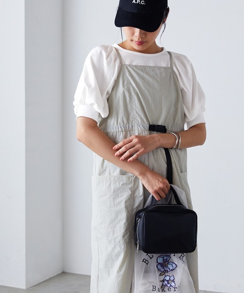 forksy.(フォルクシー)の「【forksy.】バルーンパフスリーブTシャツ(Tシャツ/カットソー・レディース・グレイッシュベージュ/ブラック/オフホワイト/ライム/ピンク・FREE)」の18枚目の写真