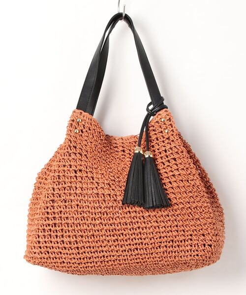 m.f.editorial（エムエフエディトリアル）の「タッセル付 トートバッグ A4対応（トートバッグ・レディース・ターコイズブルー/アイボリー/オレンジ・FREE）」の14枚目の写真