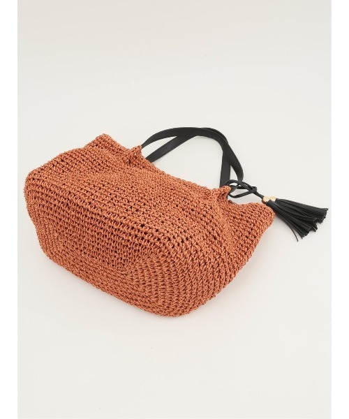 m.f.editorial（エムエフエディトリアル）の「タッセル付 トートバッグ A4対応（トートバッグ・レディース・ターコイズブルー/アイボリー/オレンジ・FREE）」の17枚目の写真