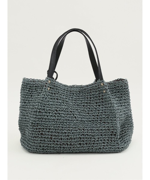 m.f.editorial（エムエフエディトリアル）の「タッセル付 トートバッグ A4対応（トートバッグ・レディース・ターコイズブルー/アイボリー/オレンジ・FREE）」の22枚目の写真