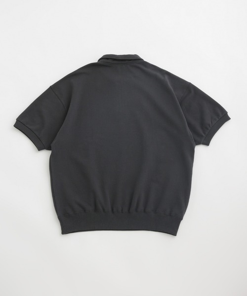 NANO universe(ナノユニバース)の「SPORTS WEAR/別注 ハーフジップ S/S(スウェット・メンズ・スミクロ/オートミール/ボルドー・S/M/L)」の4枚目の写真