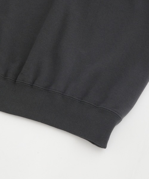 NANO universe(ナノユニバース)の「SPORTS WEAR/別注 ハーフジップ S/S(スウェット・メンズ・スミクロ/オートミール/ボルドー・S/M/L)」の7枚目の写真