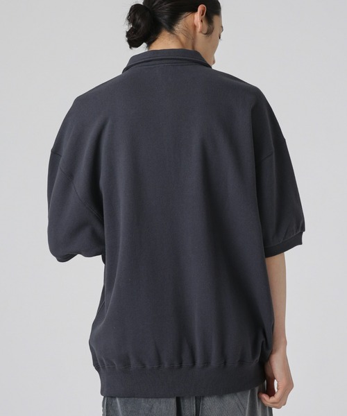 NANO universe(ナノユニバース)の「SPORTS WEAR/別注 ハーフジップ S/S(スウェット・メンズ・スミクロ/オートミール/ボルドー・S/M/L)」の20枚目の写真