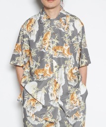 乱痴気 | 【Go Barefoot】Classic Shirt - Tiger Faded(シャツ/ブラウス)