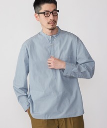 【ZOZO限定】SHIPS.me: ストライプバンドプルオーバーシャツ