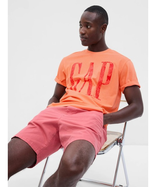 GAP(ギャップ)の「GAPビッグロゴ Tシャツ(ユニセックス)(Tシャツ/カットソー・メンズ・オレンジ系その他/ブルー・S/XL/M/L/XS)」の1枚目の写真
