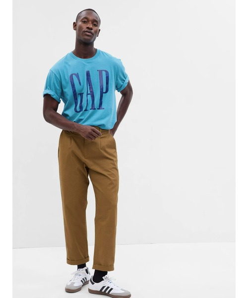 GAP(ギャップ)の「GAPビッグロゴ Tシャツ(ユニセックス)(Tシャツ/カットソー・メンズ・オレンジ系その他/ブルー・S/XL/M/L/XS)」の4枚目の写真