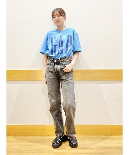 GAP(ギャップ)の「GAPビッグロゴ Tシャツ(ユニセックス)(Tシャツ/カットソー・メンズ・オレンジ系その他/ブルー・S/XL/M/L/XS)」の10枚目の写真