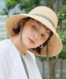 Actually | リボンの付け替えができる ラフィアハット(ハット)