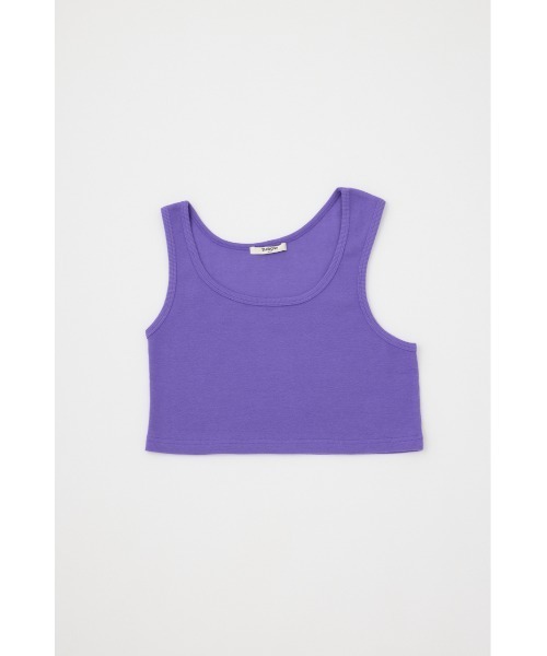 THROW by SLY(スローバイスライ)の「THROW ASYMMETRY 2P TANKTOP アシンメトリー 2ピース タンクトップ セット アシンメトリー クロップ丈(タンクトップ・レディース・ホワイト/ブラック/パープル・FREE)」の4枚目の写真