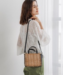 LEPSIM | ウィロー＊フェイクレザーコンビBAG　180677(ショルダーバッグ)