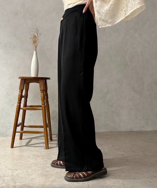 apres jour clair（アプレジュールクレア）の「【apres jour calir】アシメデザインスラックス【ZOZOTOWN限定アイテム】（その他パンツ・レディース・ブラウン系その他/ブラック/ライトベージュ・フリー/X-LARGE）」の20枚目の写真