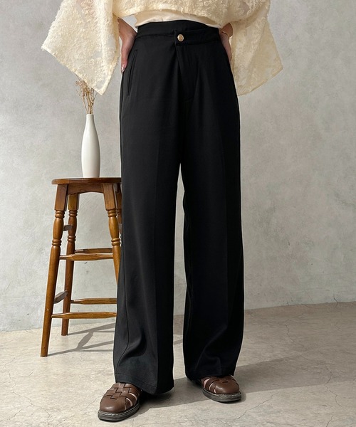 apres jour clair（アプレジュールクレア）の「【apres jour calir】アシメデザインスラックス【ZOZOTOWN限定アイテム】（その他パンツ・レディース・ブラウン系その他/ブラック/ライトベージュ・フリー/X-LARGE）」の18枚目の写真