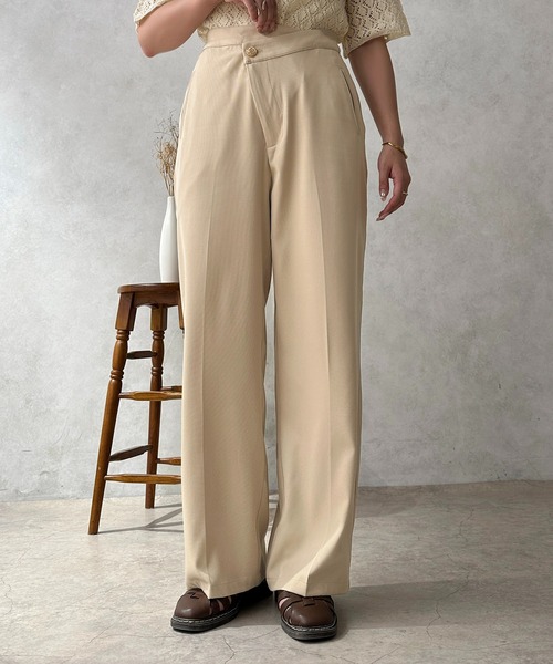 apres jour clair（アプレジュールクレア）の「【apres jour calir】アシメデザインスラックス【ZOZOTOWN限定アイテム】（その他パンツ・レディース・ブラウン系その他/ブラック/ライトベージュ・フリー/X-LARGE）」の14枚目の写真