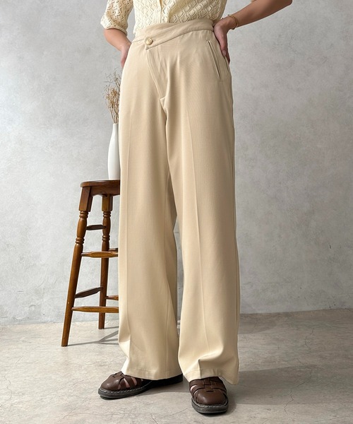 apres jour clair（アプレジュールクレア）の「【apres jour calir】アシメデザインスラックス【ZOZOTOWN限定アイテム】（その他パンツ・レディース・ブラウン系その他/ブラック/ライトベージュ・フリー/X-LARGE）」の13枚目の写真