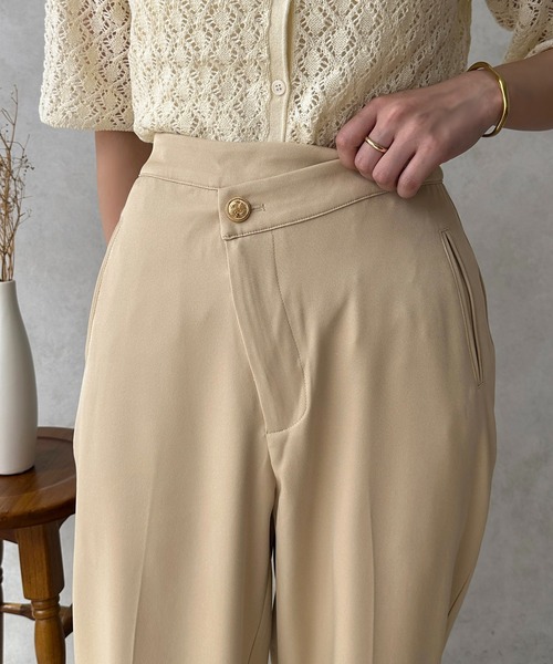 apres jour clair（アプレジュールクレア）の「【apres jour calir】アシメデザインスラックス【ZOZOTOWN限定アイテム】（その他パンツ・レディース・ブラウン系その他/ブラック/ライトベージュ・フリー/X-LARGE）」の17枚目の写真