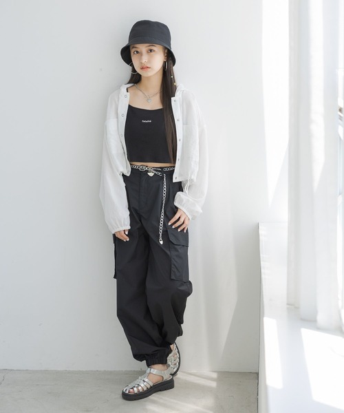 repipi armario（レピピ アルマリオ）の「エステルコットンカーゴパンツ（カーゴパンツ・キッズ・カーキ/ブラック/ホワイト・SMALL/MEDIUM/LARGE）」の7枚目の写真