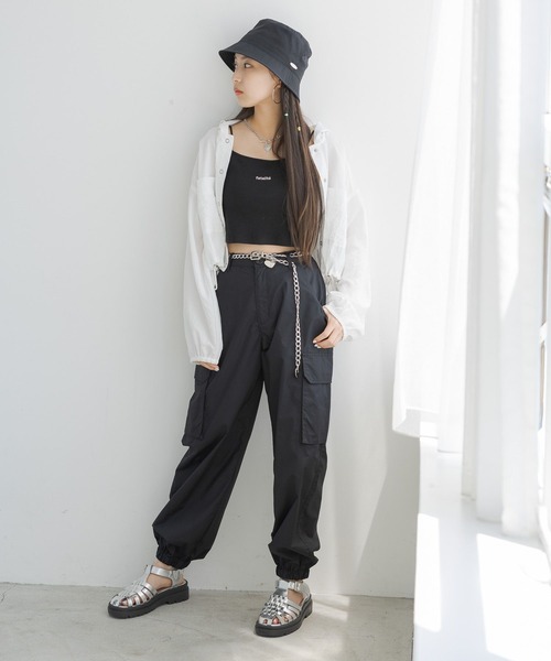 repipi armario（レピピ アルマリオ）の「エステルコットンカーゴパンツ（カーゴパンツ・キッズ・カーキ/ブラック/ホワイト・SMALL/MEDIUM/LARGE）」の14枚目の写真