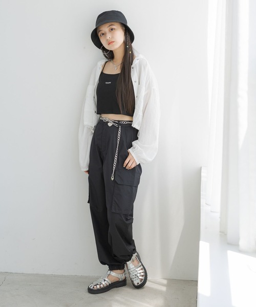 repipi armario（レピピ アルマリオ）の「エステルコットンカーゴパンツ（カーゴパンツ・キッズ・カーキ/ブラック/ホワイト・SMALL/MEDIUM/LARGE）」の18枚目の写真