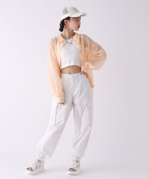 repipi armario（レピピ アルマリオ）の「エステルコットンカーゴパンツ（カーゴパンツ・キッズ・カーキ/ブラック/ホワイト・SMALL/MEDIUM/LARGE）」の19枚目の写真