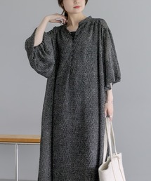 PUAL CE CIN | 【Du noir】ドット柄ワンピース(ワンピース)