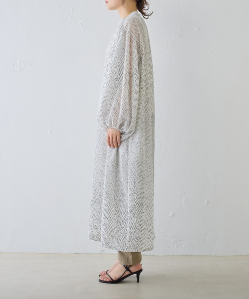 PUAL CE CIN（ピュアルセシン）の「【Du noir】ドット柄ワンピース（ワンピース・レディース・ホワイト系/ブラック系・FREE）」の13枚目の写真