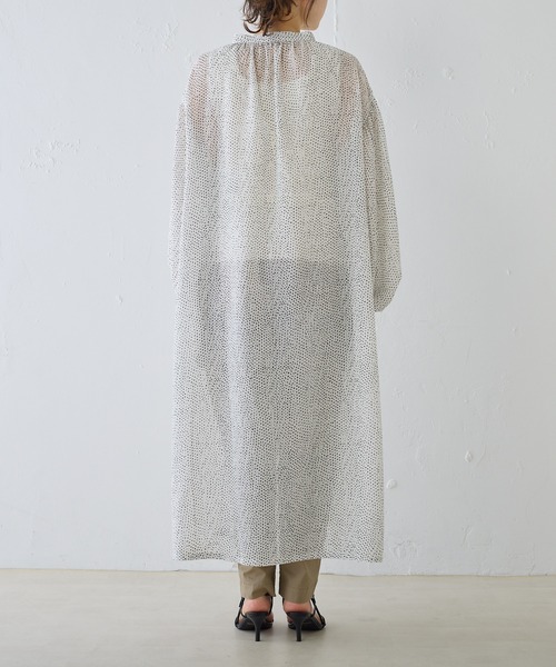 PUAL CE CIN（ピュアルセシン）の「【Du noir】ドット柄ワンピース（ワンピース・レディース・ホワイト系/ブラック系・FREE）」の14枚目の写真