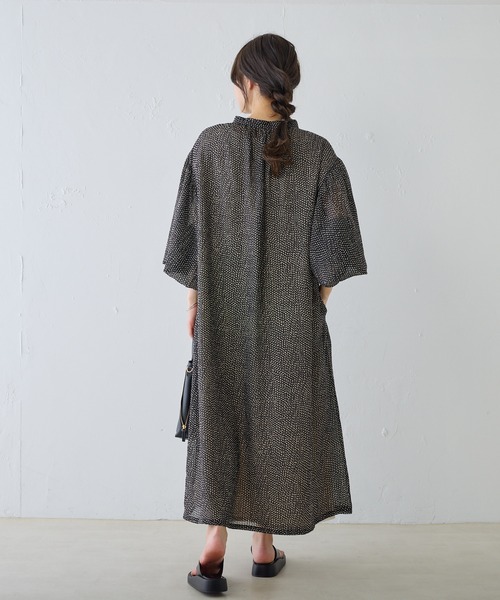 PUAL CE CIN（ピュアルセシン）の「【Du noir】ドット柄ワンピース（ワンピース・レディース・ホワイト系/ブラック系・FREE）」の11枚目の写真