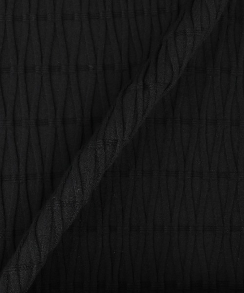 ADAM ET ROPE'（アダムエロペ）の「【サステナブル・セットアップ対応・WEB限定】チェック＆リブニットブラトップ（チューブトップ・レディース・ブラック/オフホワイト/ブラック系その他2・FREE）」の17枚目の写真