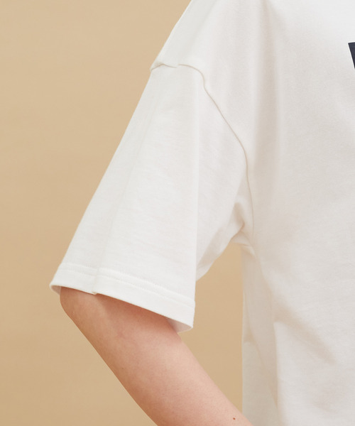 FRAPBOIS（フラボア）の「テイスフラワーT（Tシャツ/カットソー・レディース・ブラック/ホワイト・1/2）」の17枚目の写真