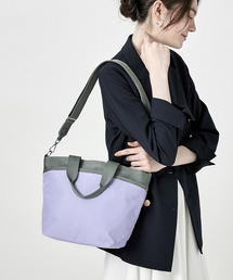 LeSportsac（レスポートサック）の「BUCKET TOTE ラベンダー/ミリタリー（トートバッグ・キッズ）」