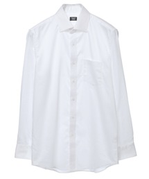 【EASY CARE(イージーケア)】コットンヘリンボーン スナップダウンシャツ