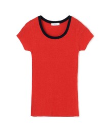 EDITION | ナイロンレーヨン リンガーTシャツ(ニット/セーター)