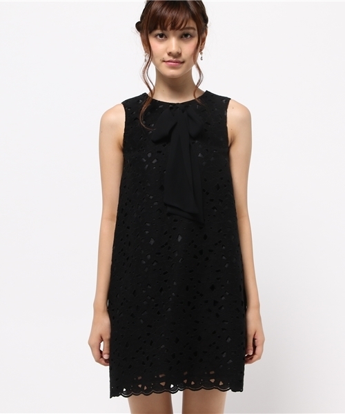 JILL STUART（ジルスチュアート）の「ベラレースオーガンジー刺繍ワンピース（ワンピース・レディース・ブラック/ホワイト/ピンク・0/2/4）」の11枚目の写真