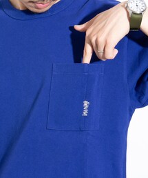 GLOSTER | 【GLOSTER/グロスター】ギザギザステッチ ポケT ポケットTシャツ 無地(Tシャツ/カットソー)