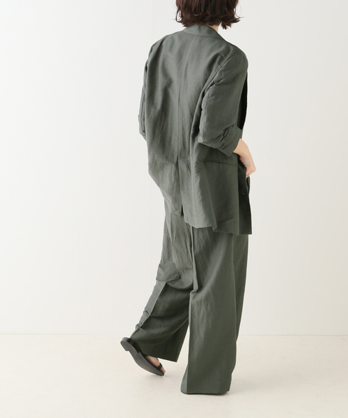 美品】plage VIS/LINEN DB ジャケット / グレー