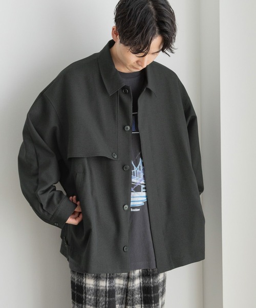 LOWRYS FARM(ローリーズファーム)の「Wヨークドルマンシャツ 967955(シャツ/ブラウス・メンズ・グリーン/ブラック/グレー・MEDIUM/LARGE)」の13枚目の写真