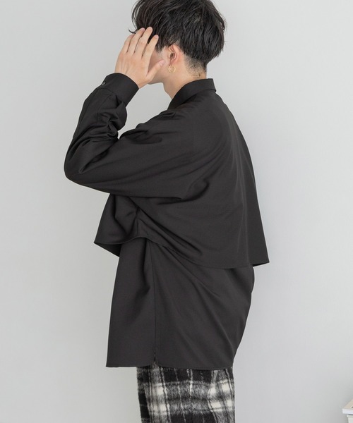 LOWRYS FARM(ローリーズファーム)の「Wヨークドルマンシャツ 967955(シャツ/ブラウス・メンズ・グリーン/ブラック/グレー・MEDIUM/LARGE)」の16枚目の写真