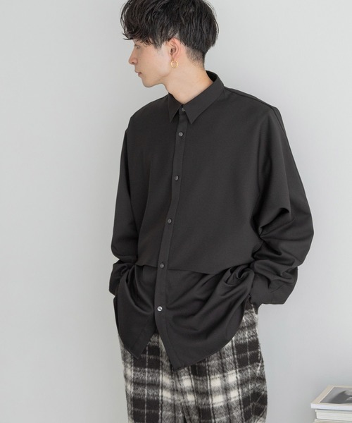 LOWRYS FARM(ローリーズファーム)の「Wヨークドルマンシャツ 967955(シャツ/ブラウス・メンズ・グリーン/ブラック/グレー・MEDIUM/LARGE)」の17枚目の写真