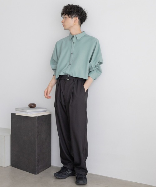 LOWRYS FARM(ローリーズファーム)の「Wヨークドルマンシャツ 967955(シャツ/ブラウス・メンズ・グリーン/ブラック/グレー・MEDIUM/LARGE)」の20枚目の写真