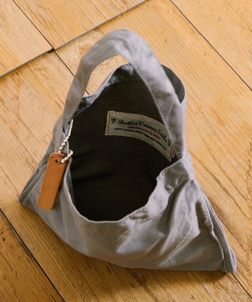 Butler Verner Sails（バトラーヴァーナーセイルス）の「Butler Verner Sails バトラーバーナーセイルズ / THE PARK BUTLER ミニ手提げバッグ ミニトートバッグ / JA-2811（トートバッグ・レディース・レッド/ベージュ/キャメル/グレー/ブルーグレー/グリーン・FREE）」の12枚目の写真