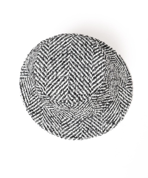 HARE（ハレ）の「ツイードバケットハット(HARE)（ハット・メンズ・ブラック/ホワイト・FREE）」の12枚目の写真