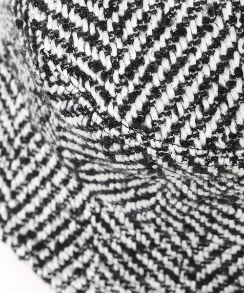 HARE（ハレ）の「ツイードバケットハット(HARE)（ハット・メンズ・ブラック/ホワイト・FREE）」の13枚目の写真